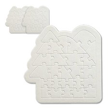 종이 도화지판퍼즐, 142 x 142mm, 3개, 산과나무
