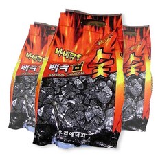 리빙듀오 백옥참숯, 700g, 3개