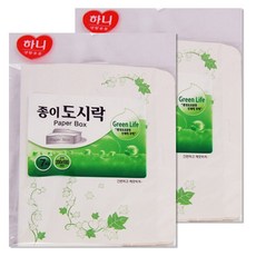 하니 종이도시락, 7매입, 2개