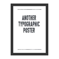 [Think Earth] 壁掛式 No.51 框架黑色, 黑色