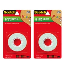 3M Scotch 泡棉雙面膠帶, 2個