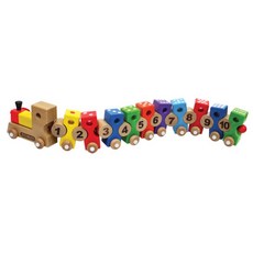 토도리브로 실꿰기 숫자기차, 혼합 색상, 1개