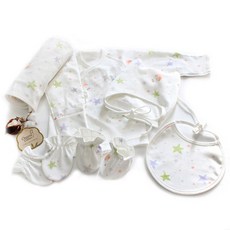 COtton REPUBLIC 新生兒印花服飾6件組