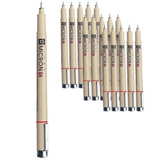 ZEBRA 斑馬牌 Pigma Micron 04 XSDK04#19, 紅色, 16個