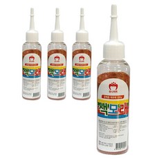 유니아트 공예용 색모래, 갈색, 4개