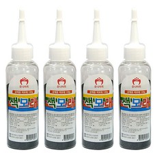 유니아트 색모래 100g, 검정, 4개