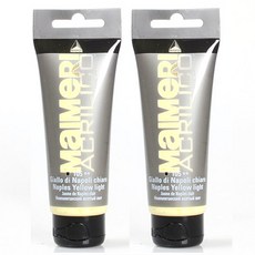 MaIMeRI 美利 Acrylico 單色壓克力顏料, 105 AM 那不勒斯黃 LGT, 2個