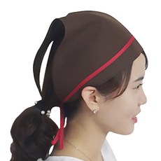ssenber 바리스타 다용도 두건, 브라운, 1개