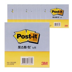 3M Post-it 註 654, 奶油藍色, 10個