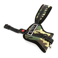 카니스 대형견 하네스 밀리터리, L, 1개