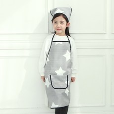 베베슈에뜨 그레이스타 방수앞치마 + 두건 세트