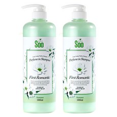 Chung jung miin Soo First Romantic香氛洗髮精, 1L, 2個