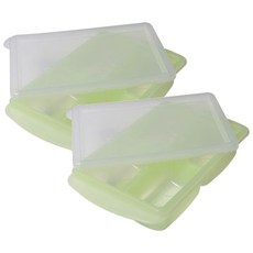 제이엠그린 알알이쏙 보관용기, 그린 특대, 2개