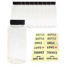 PH JAPAN 圓形多用途水壺 10入+刻字貼紙 12入, 混色, 200ml, 1組