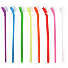 위버스코리아 쥬쥬베 반려동물 미니 칫솔 랜덤발송, 1개