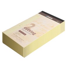 Standard 2等分切割筆記紙 A5, 黃色, 10片
