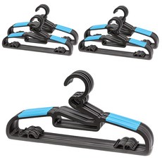 愛心防滑衣架, 藍色, 50個