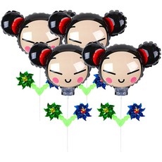 뽀로로 풍선나라 바람개비 풍선, 뿌까, 4개