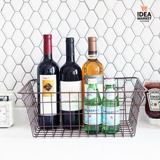 아이디어마켓 철든 다용도바구니 중, 카카오, 1개