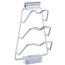 Block Mart 壁掛固定式盤型鍋蓋瀝水架, 單一顏色, 1個