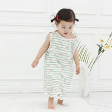 bebe chouette 孩童西瓜印花網眼無袖睡衣裙