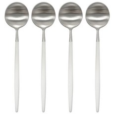 큐티폴 고아 디저트 스푼, 화이트, 4개