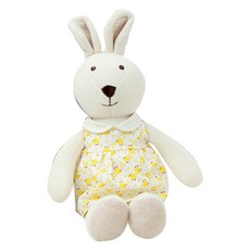 화음 오가닉 베베토끼 애착인형 원피스, 병아리, 1개