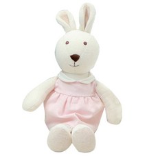 화음 오가닉 베베토끼 애착인형 원피스, 핑크레이스, 1개