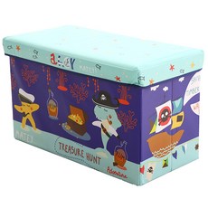 Zium 玩具收納椅 63L, 海盜款 藍色, 1個