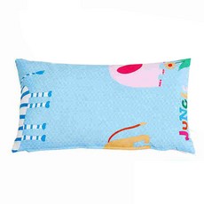 康尼島狗狗枕套動物園藍45*25, 藍色