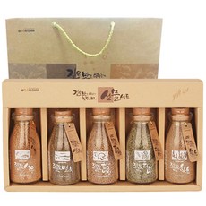 우리찬 건강한 요리엔 천연 조미료 선물 세트 1호 + 쇼핑백, 1세트