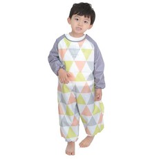 dot RECORD 三角配色全身藝術禮服拉鍊款, 橙色+灰色