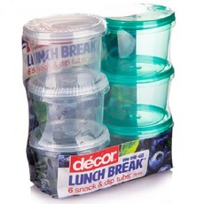 데코어 텔프레쉬 소스 보관함 투명 C0186DC, 75ml, 6개입