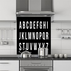 Integrity廚房藝術板 字母 黑色, 1個