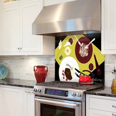 Integrity廚房藝術板餐桌晚餐, 1個