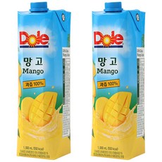 Dole 都樂 芒果果汁 1000ml, 1L, 2個