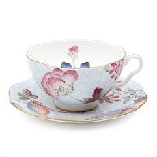 웨지우드 쿠쿠티스토리 티컵 + 소서 5C1068051, 블루, 1세트