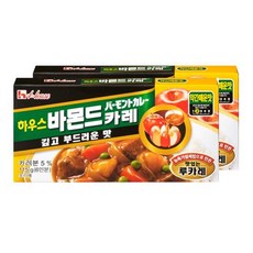하우스 바몬드 카레 약간매운맛, 115g, 2개