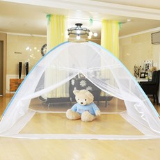 可容納 7 至 8 人的一觸式蚊帳, 混色