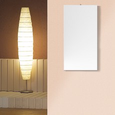 伍德威爾 壁掛式普及型鏡子 300 x 600, 白色