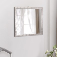 伍德威爾金屬 600 方形鏡子, 銀色