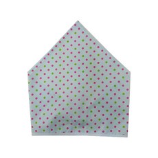 플리에 아동용 연두땡땡이 두건