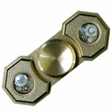 빅드림 메탈 LED 핸디 피젯스피너 고급형, 골드