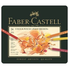 FABER-CASTELL 輝柏 專業油性色鉛筆, 24色