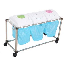 LIVING HAPPY 白色 迷你搖擺分離托盤 3P+100 個分離袋, 混色, 1個