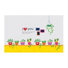 제제데코 칼라안개 창문시트지 나는 행복해요, 혼합 색상