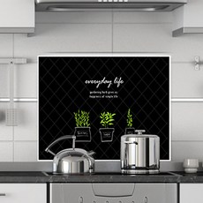 Integrity廚房藝術板 草本黑綠色, 1個