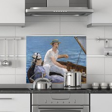 Integrity廚房藝術板 莫內划船, 1個