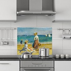 Integrity廚房藝術板 雷諾阿 海邊的風景, 1個