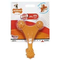나일라본 듀라츄 Y모양 베이컨맛 강아지 장난감 23kg 이상, 혼합 색상, 1개